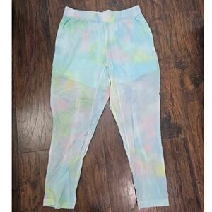 Puma Track Pants SIZE Large Blue Pink